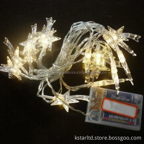 3 * AA Battery Lights with 16-piece Warm White LED, with Meteor Star